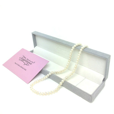 つやたま真珠 本真珠 ベビーパールネックレス 約5.5mm 花珠級真珠