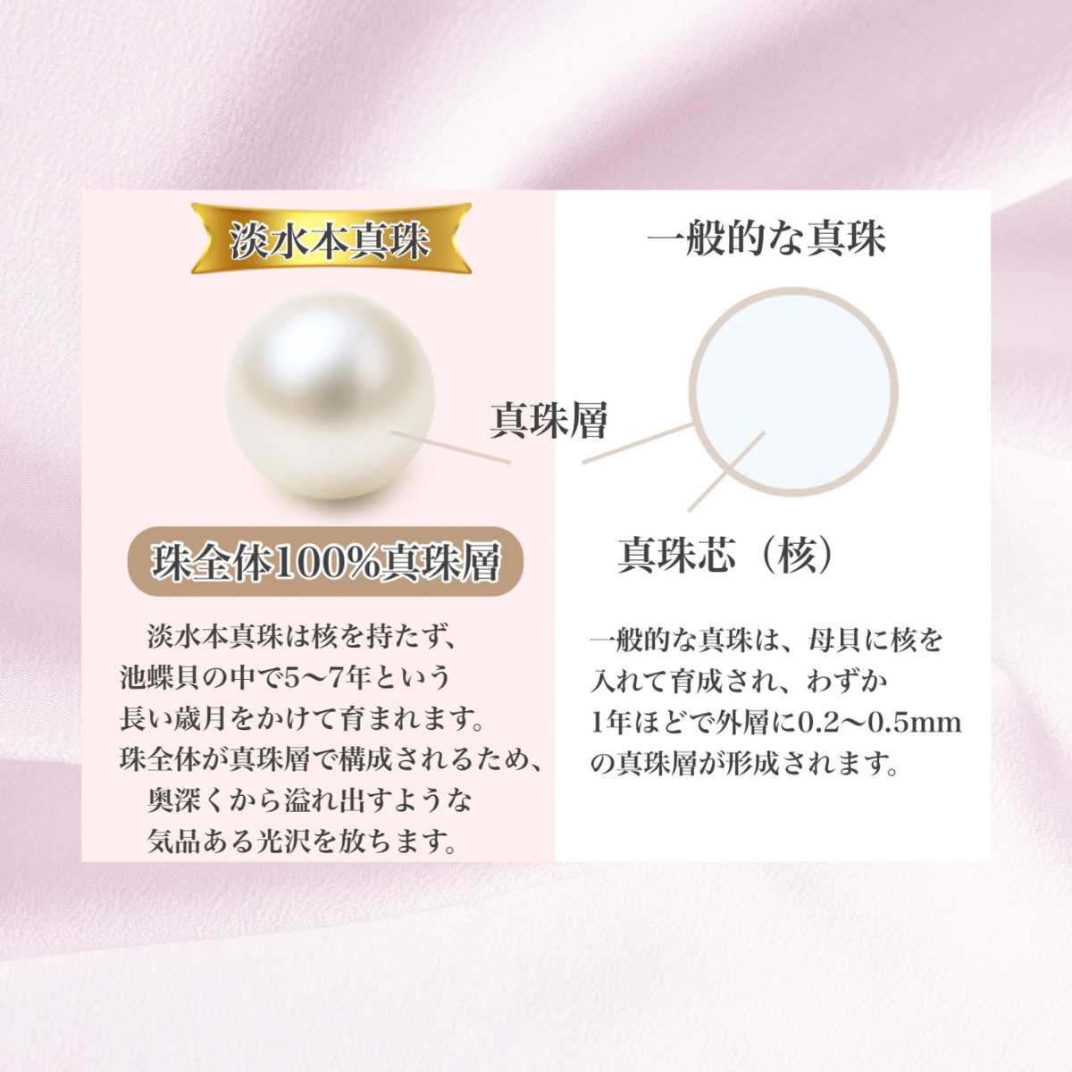 [つやたま] 【品質保証】 本真珠ネックレス＆ピアスセットorイヤリングセット 大粒 8mm 冠婚葬祭用