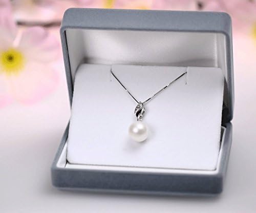 つやたま【最高級 特品】 大粒11-12ｍｍ 一粒 本真珠ネックレス ホワイトカラー グレーパープル イエローオレンジ シルバー925 一粒パールネックレス