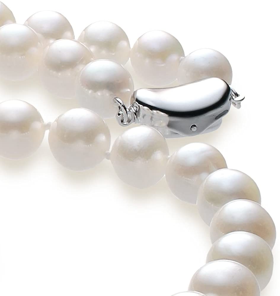 [つやたまうるる] 【品質保証書付】 本真珠ネックレス＆ピアスセット 大粒 ８.5-9mm 冠婚葬祭用