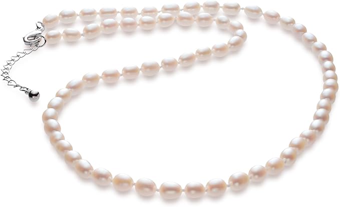 [つやたまうるる] 本真珠ベビーライスパールネックレス 5-5.5ｍｍ