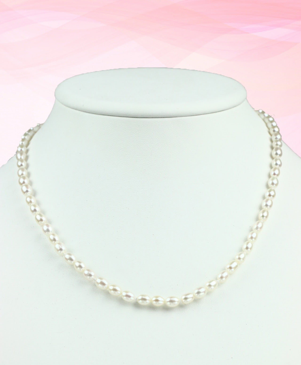 つやたま真珠 本真珠 ベビーライスパール ネックレス 5-5.5mm珠