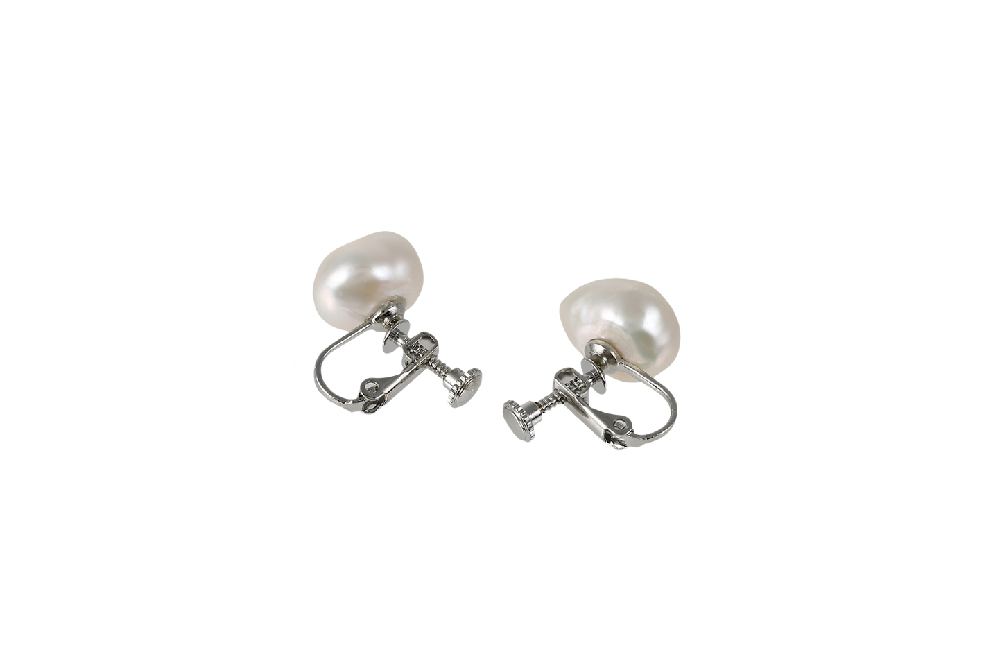 つやたま 大粒バロックパール キャッチピアスor イヤリング Baroque 珠サイズ約15mm