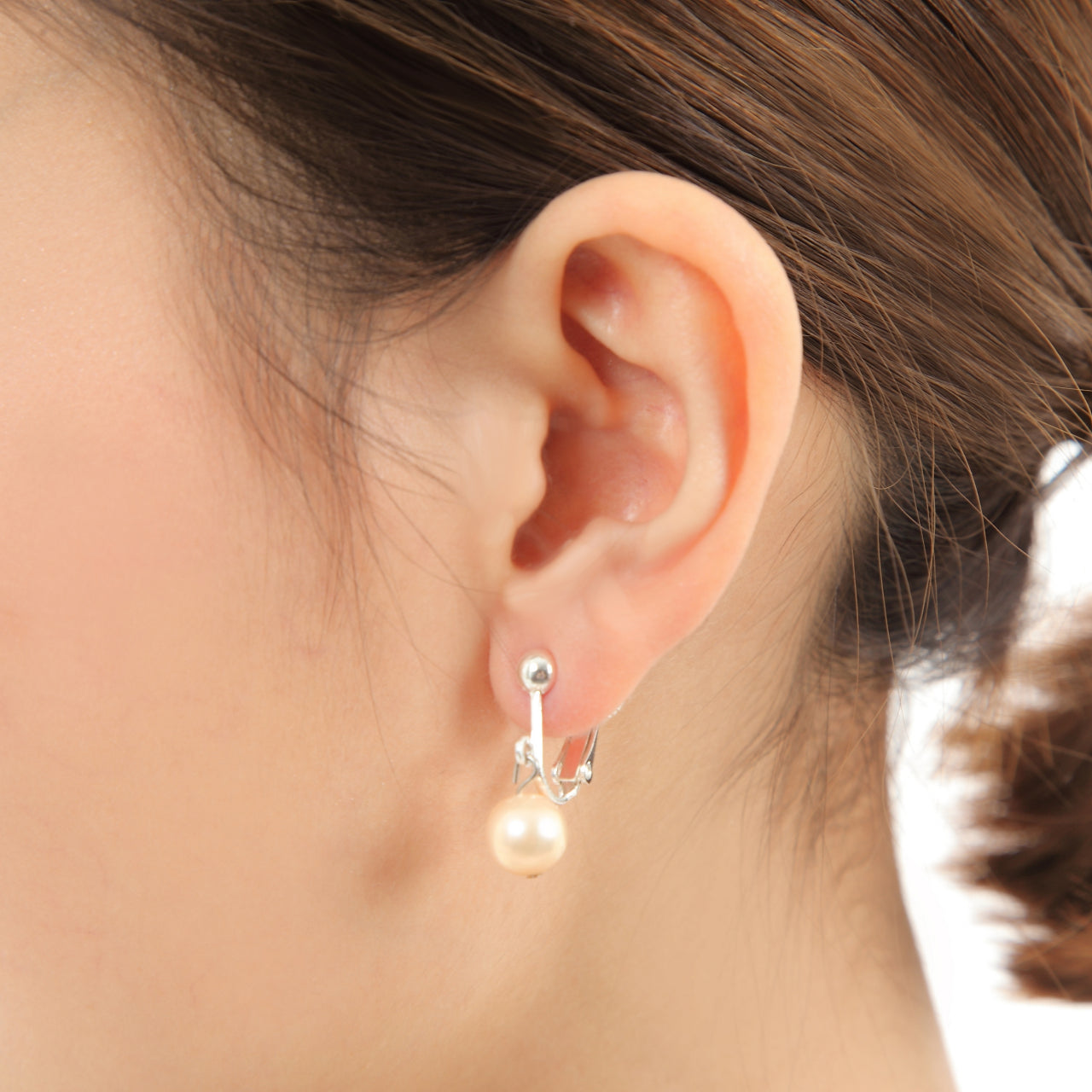 つやたま真珠 本真珠ネックレス＆ピアスorイヤリングセット　ピンクカラー 7.5-8.0mm ハートキーパーボックス付